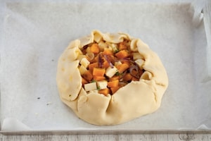 Preparazione Galette alla crema di zucca e fontina - Fase 4