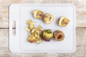 Preparazione Garganelli con i carciofi - Fase 1