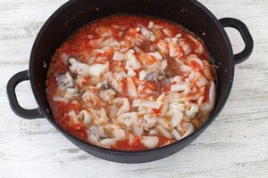 Preparazione Pasta al nero di seppia - Fase 1