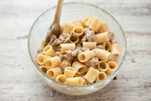 Preparazione Maccheroncini al gorgonzola - Fase 3