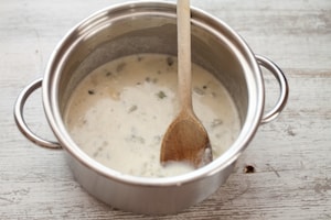 Preparazione Maccheroncini al gorgonzola - Fase 2