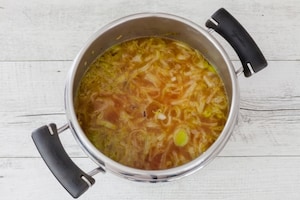 Preparazione Minestra di farro e porri - Fase 2