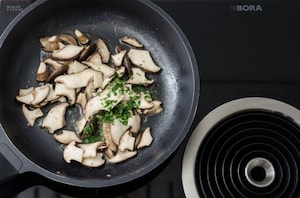 Preparazione Minestra di lenticchie e funghi - Fase 2