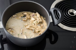 Preparazione Minestra di lenticchie e funghi - Fase 2