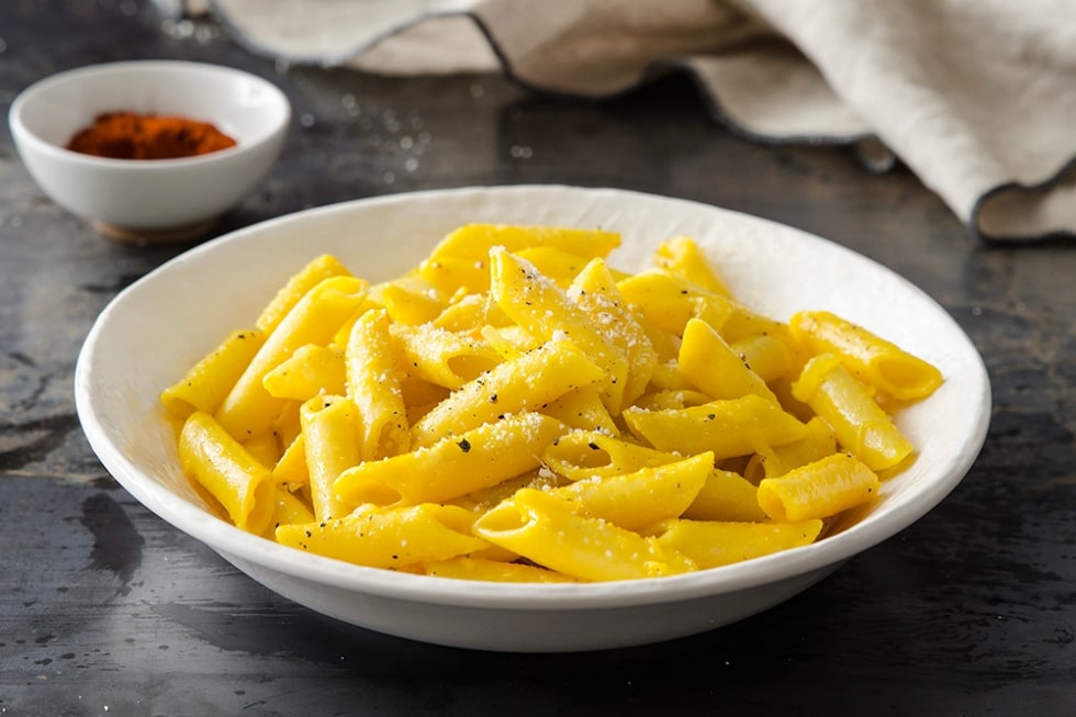 Penne allo zafferano ricetta