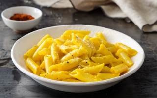 Penne allo zafferano Penne allo zafferano