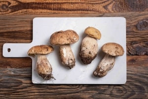Preparazione Polenta con funghi porcini - Fase 1