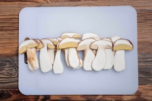 Preparazione Polenta con funghi porcini - Fase 2