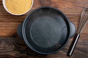 Preparazione Polenta con funghi porcini - Fase 2