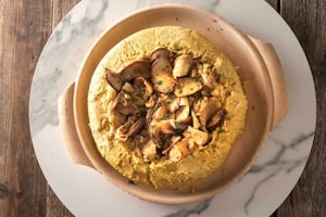 Preparazione Polenta con funghi porcini - Fase 5