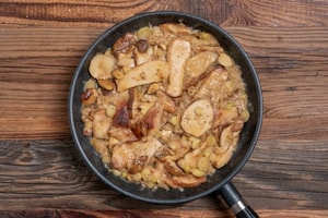 Preparazione Polenta con funghi porcini - Fase 4