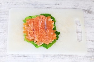 Preparazione Salmone con ragù di zucchine - Fase 5