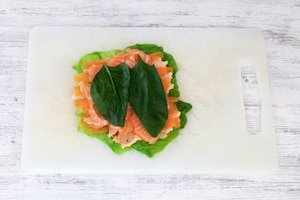 Preparazione Salmone con ragù di zucchine - Fase 6