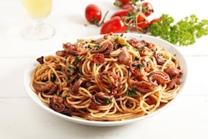 Preparazione Spaghetti al sugo di moscardini - Fase 3