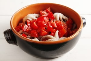 Preparazione Spaghetti al sugo di moscardini - Fase 2