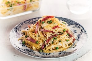 Preparazione Spaghettini gratinati al prosciutto - Fase 3