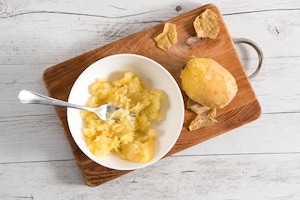 Preparazione Tortino di polenta e patate - Fase 1
