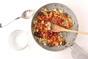 Preparazione Vermicelli al ragù di nasello - Fase 2