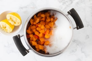 Preparazione Confettura di albicocche - Fase 1