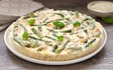 Crostata di riso e asparagi