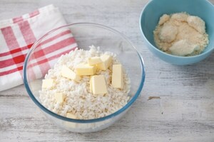 Preparazione Crostata di riso e asparagi - Fase 1