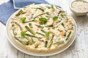 Preparazione Crostata di riso e asparagi - Fase 4