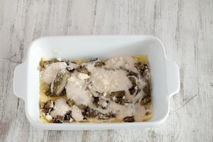 Preparazione Lasagne ai carciofi e funghi - Fase 4