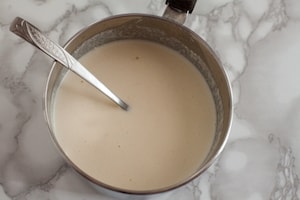 Preparazione Lasagne alla crema di grana e funghi - Fase 2