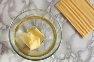 Preparazione Lasagne alla crema di grana e funghi - Fase 3