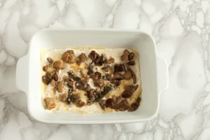 Preparazione Lasagne alla crema di grana e funghi - Fase 4