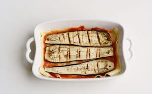 Preparazione Lasagne alle melanzane e ricotta - Fase 2