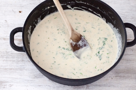 Preparazione Lasagne al sapore di mare - Fase 3 Preparazione Lasagne al sapore di mare - Fase 3