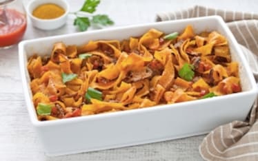 Pappardelle al curry