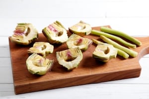 Preparazione Pasta con i carciofi - Fase 1