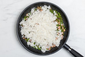 Preparazione Riso alla cantonese - Fase 4