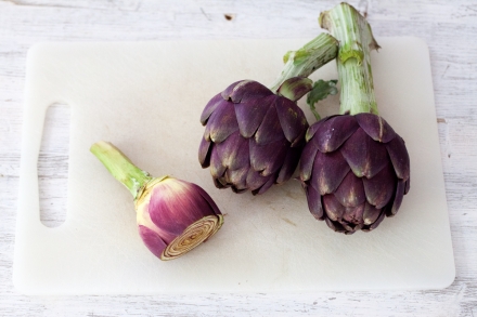 Preparazione Risotto ai carciofi e salsa di gamberi - Fase 2 Preparazione Risotto ai carciofi e salsa di gamberi - Fase 2