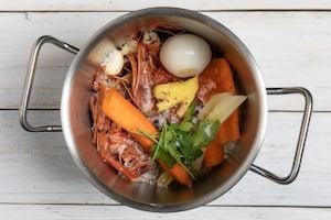 Preparazione Risotto ai frutti di mare - Fase 2