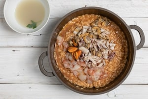 Preparazione Risotto ai frutti di mare - Fase 6