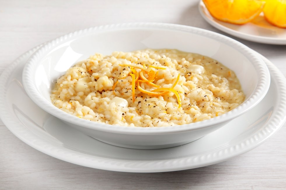 Risotto al taleggio e profumo d’arancia ricetta