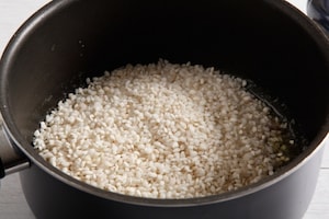 Preparazione Risotto al taleggio e profumo d’arancia - Fase 2