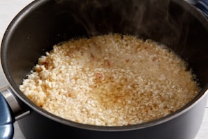 Preparazione Risotto al taleggio e profumo d’arancia - Fase 2