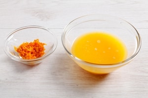 Preparazione Risotto al taleggio e profumo d’arancia - Fase 1