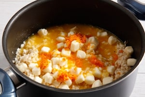 Preparazione Risotto al taleggio e profumo d’arancia - Fase 3
