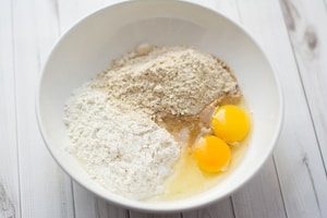 Preparazione Tagliatelle di castagne, pancetta e pecorino - Fase 1