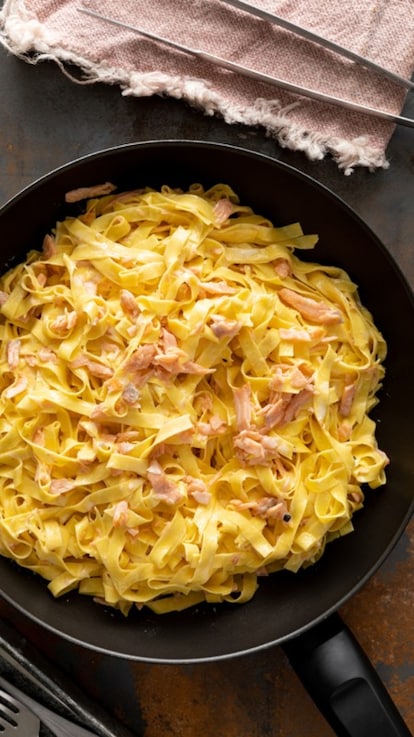 Tagliatelle al salmone