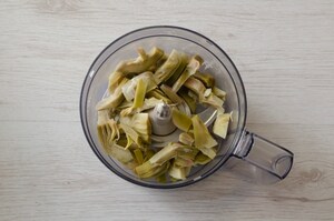Preparazione Tagliolini ai gamberi e carciofi - Fase 1
