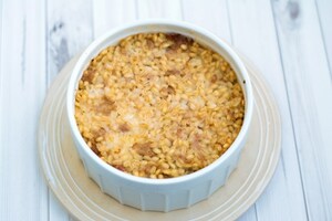 Preparazione Timballo d’orzo con salsiccia e mozzarella - Fase 3