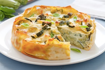 Timballo di zucchine al basilico