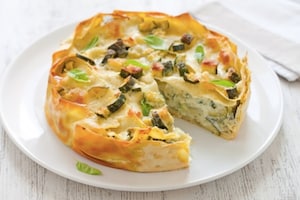 Preparazione Timballo di zucchine al basilico - Fase 6