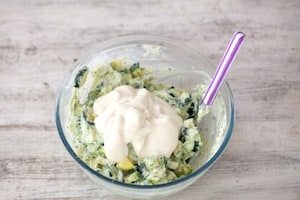 Preparazione Timballo di zucchine al basilico - Fase 2